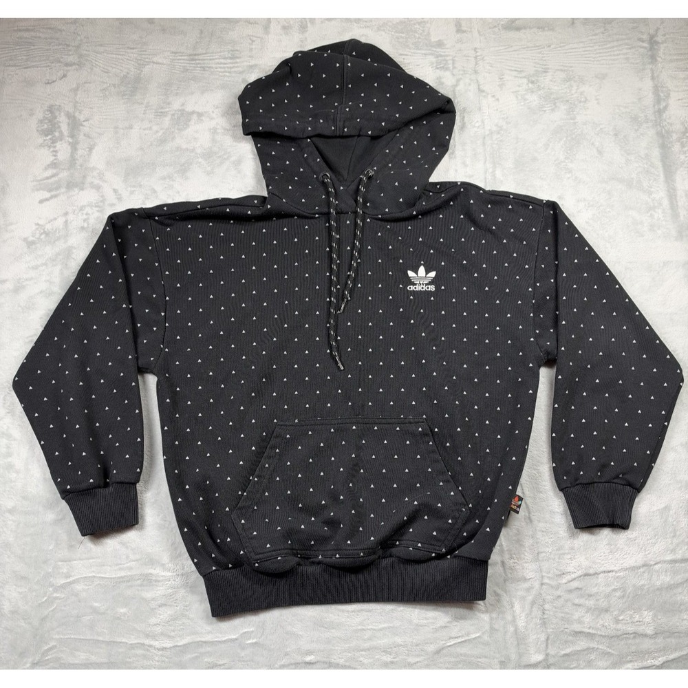 adidas x Pharrell Williams Hu Hiking Hoodie Mens M Black Triangle Print